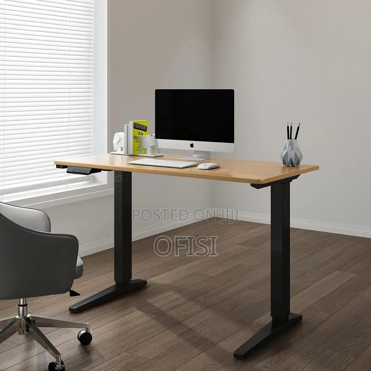Office Desk; 140cm Electric Height Adjustable Standing Desk
