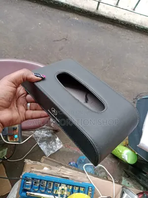 Mercedes Branded Pu Leather Dashboard Saviette Holder