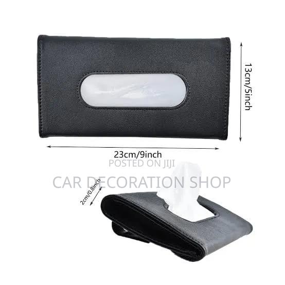 Pu Leather Sun Visor Saviette Holder