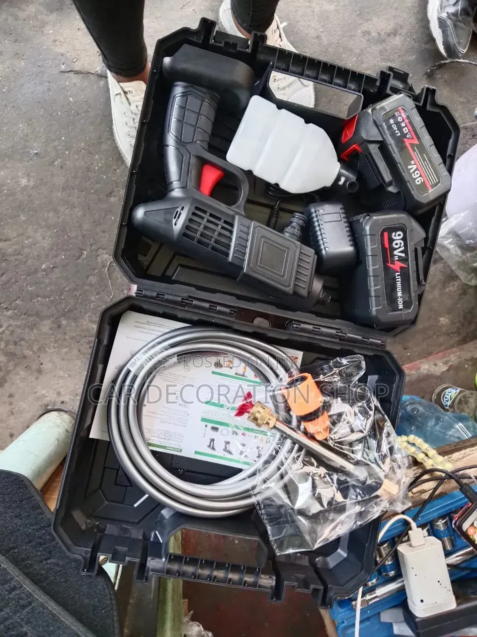Reacheargeable Pressure Washer for Cars,bikes