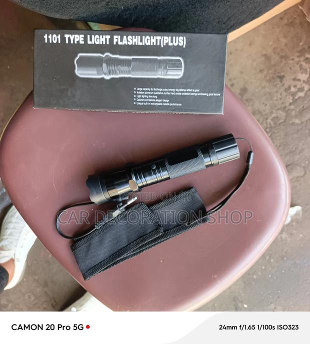 Led Illumination Torch With High Voltage Self Defense Shock Feature