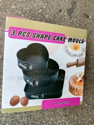 3pc Cake Mold Baking Tin