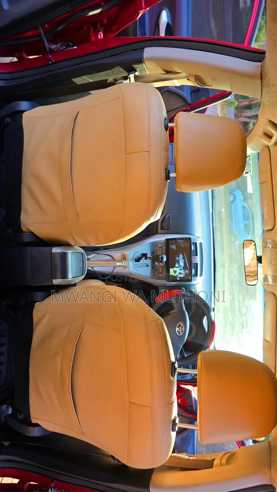 Toyota Auris 2007 Red