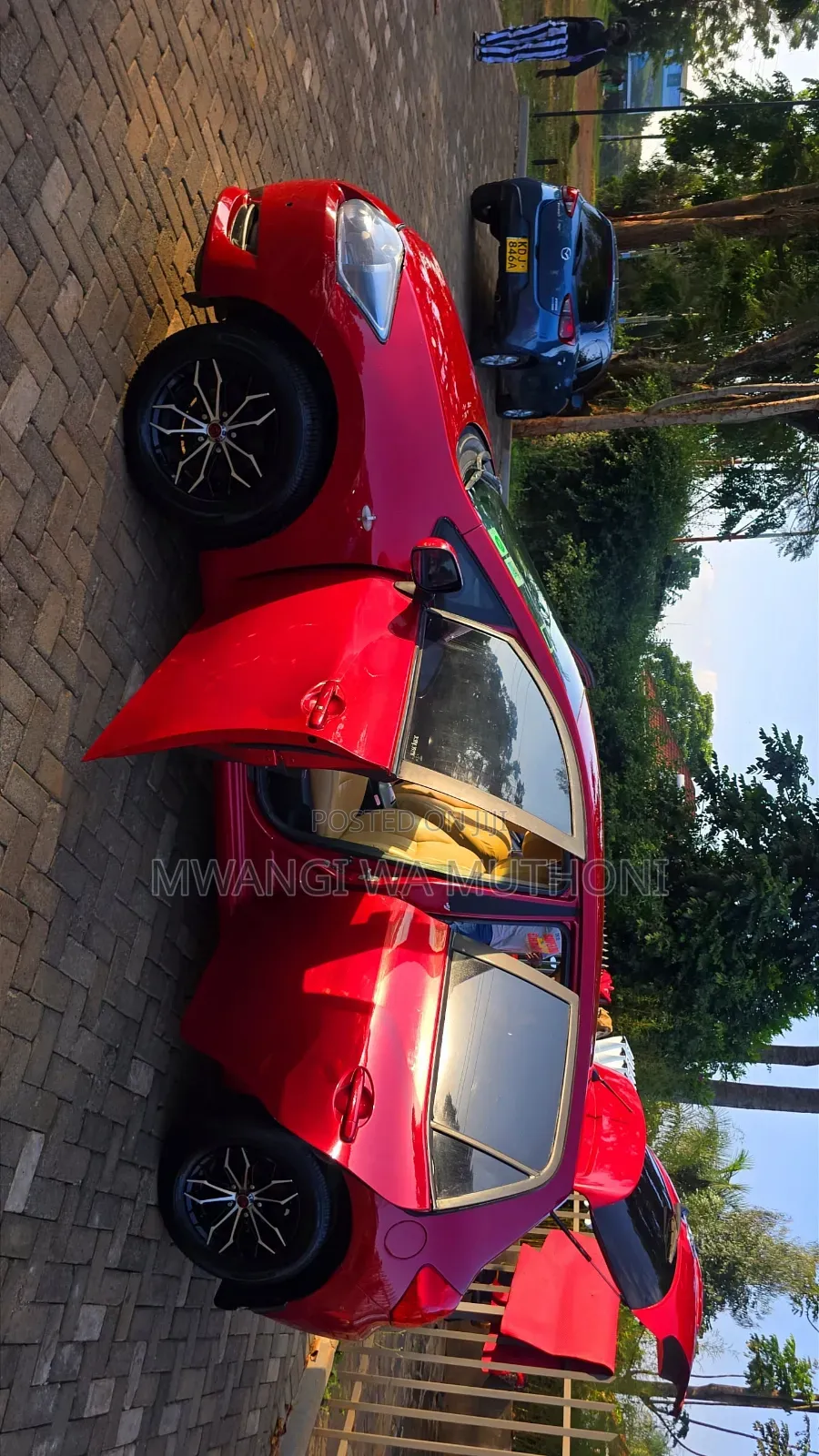 Toyota Auris 2007 Red