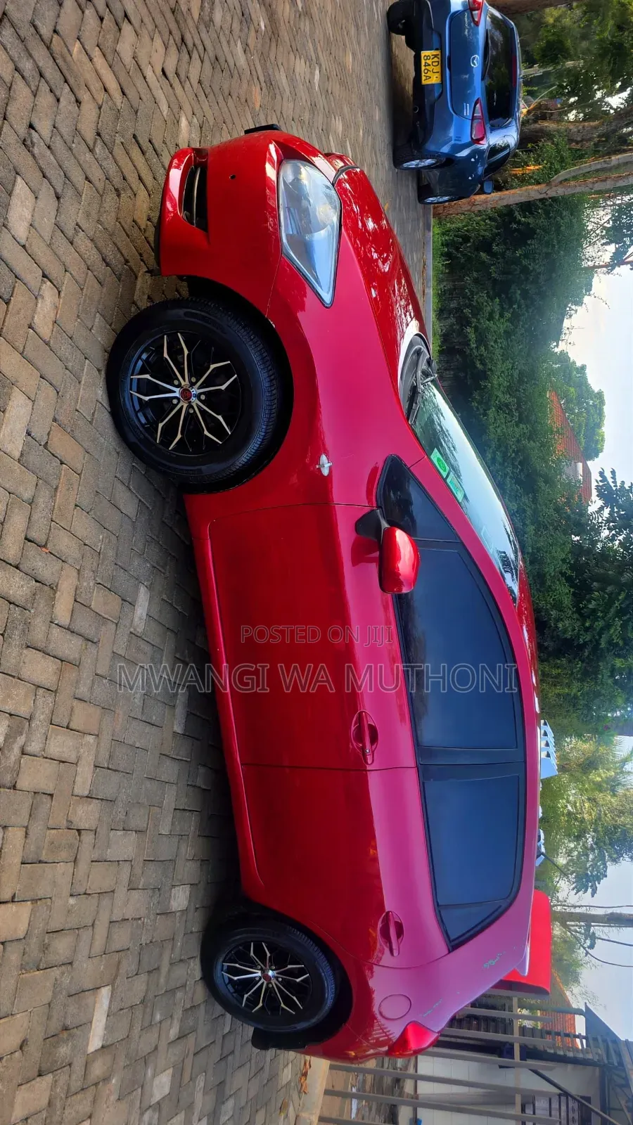 Toyota Auris 2007 Red