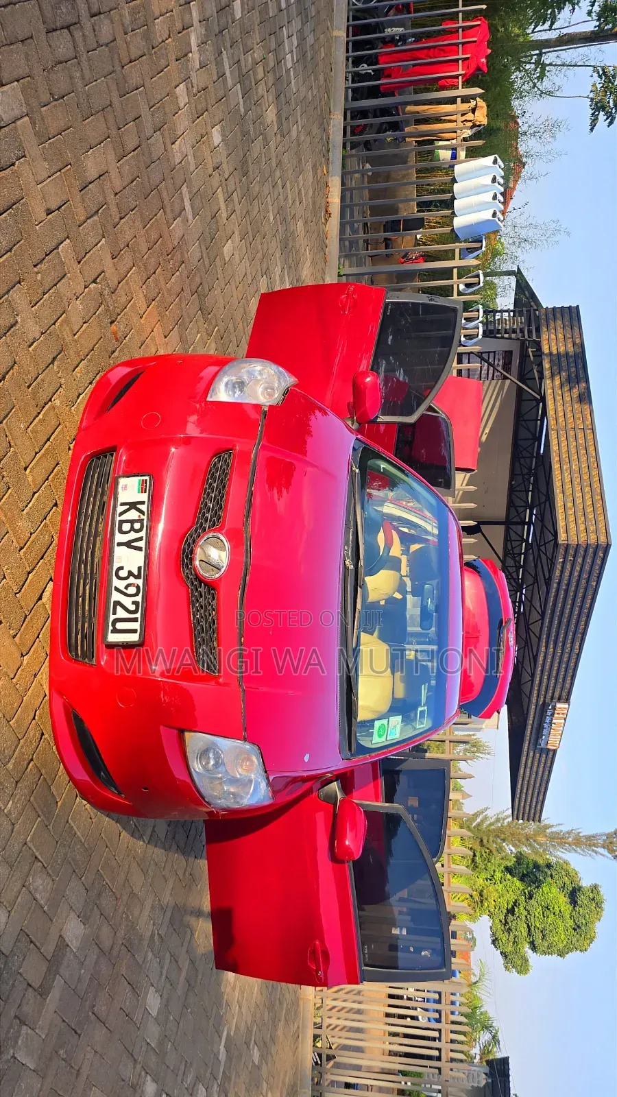 Toyota Auris 2007 Red