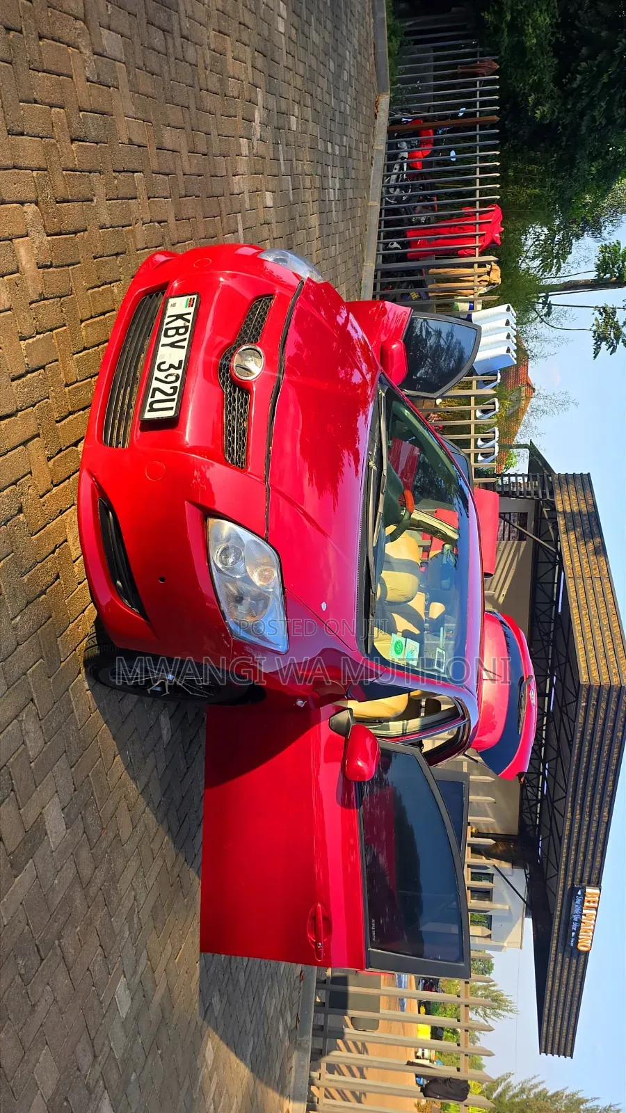 Toyota Auris 2007 Red