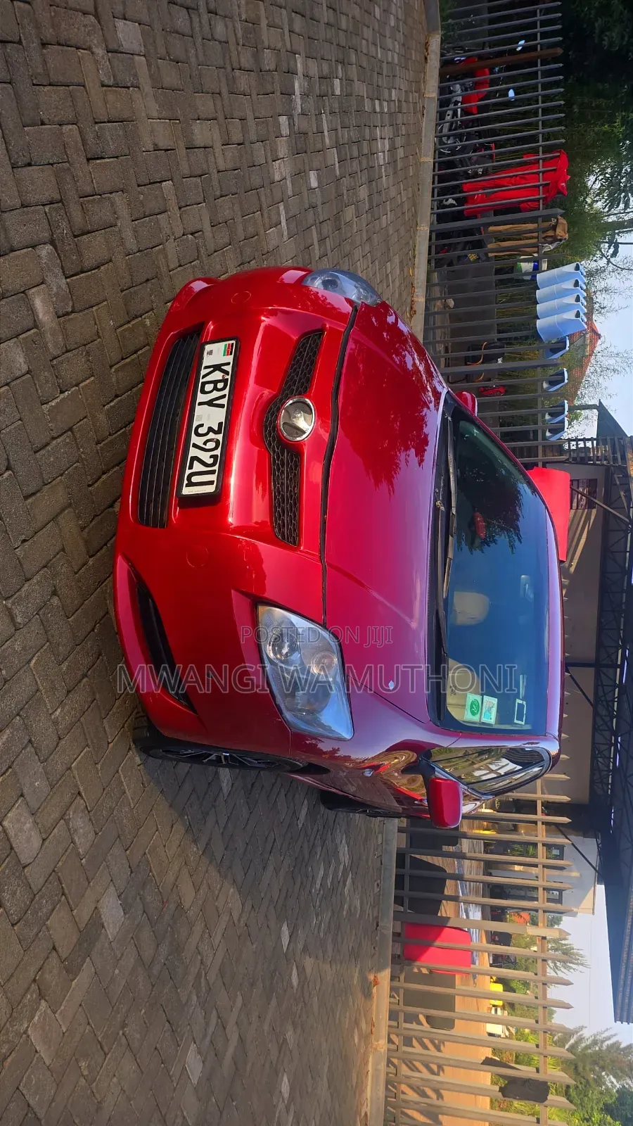Toyota Auris 2007 Red
