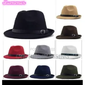 Men Small Brim Fashion Fedora Hats