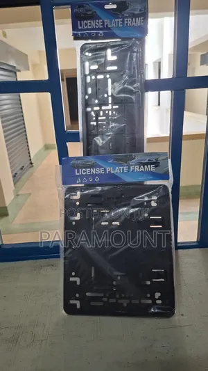 Black Number Holder Frame