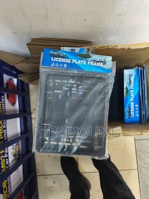 Black Number Holder Frame