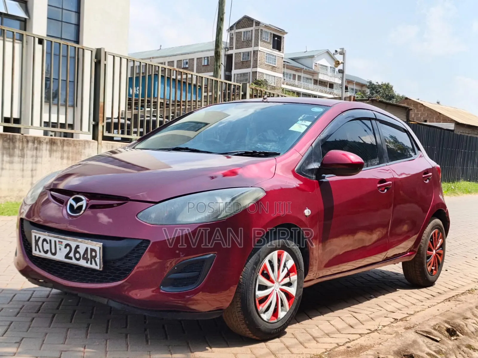 Mazda Demio 2012 Maroon