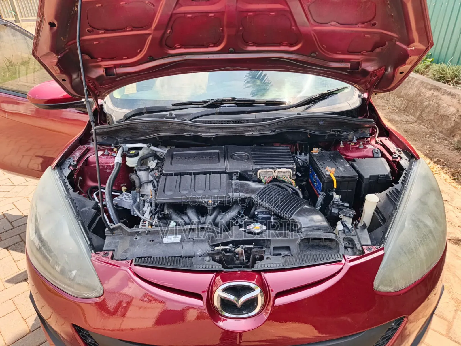 Mazda Demio 2012 Maroon