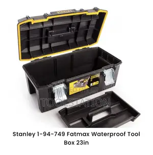 Toolbox Plastic With Tray 23" Waterproof Shockproof (1-94-749)