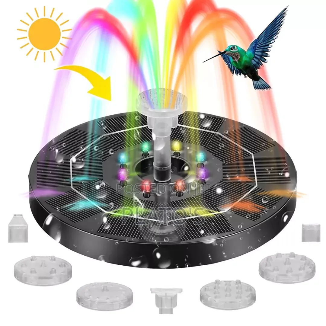 Outdoor Decoration Floating Solar Fountain for Bird Bath Mini Solar.