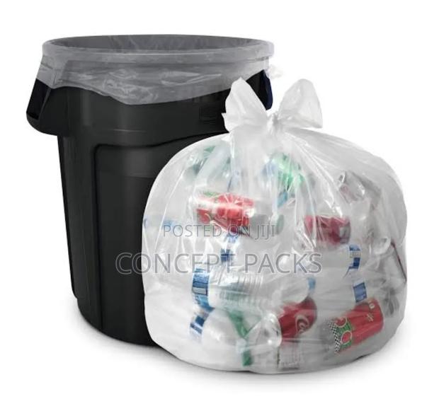 Clear Waste Bags 30×36- 50pcs - main view