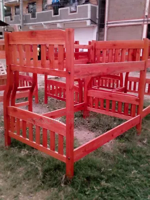 Double Decker _Super Standard Hardwood Decker Bed. 4*6 by 3.5*6