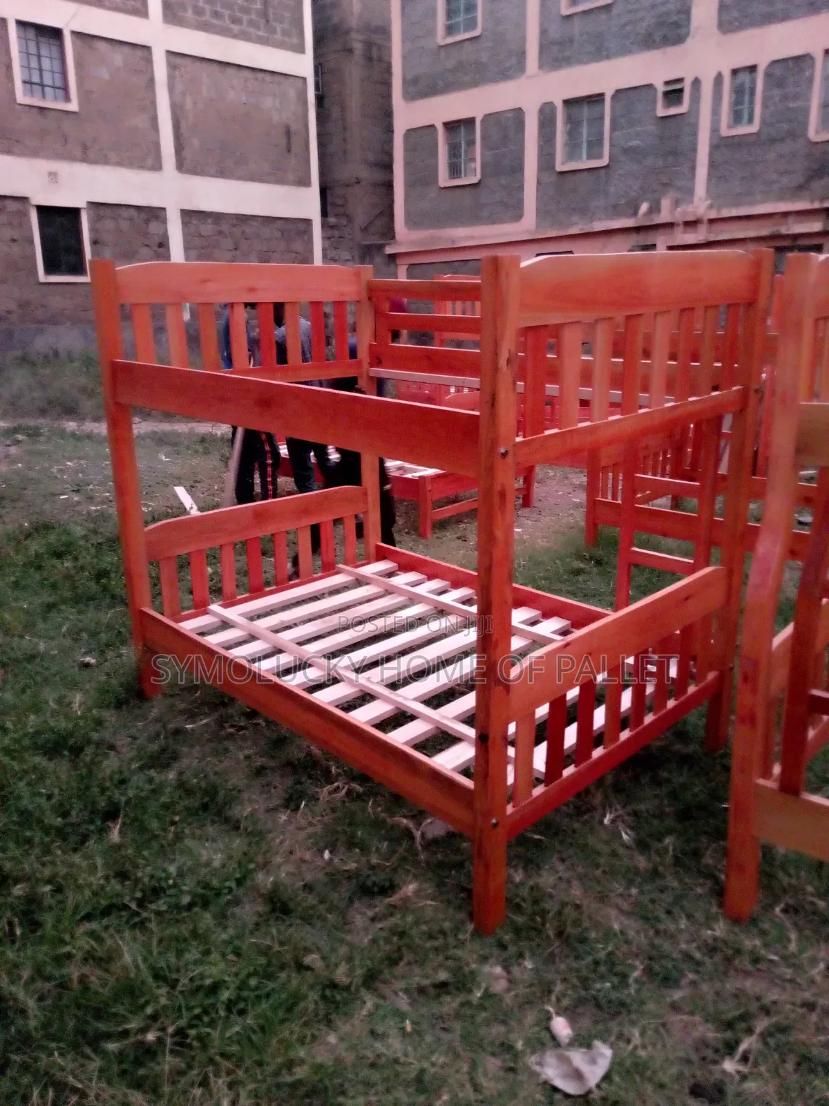 Double Decker _Super Standard Hardwood Decker Bed. 4*6 by 3.5*6