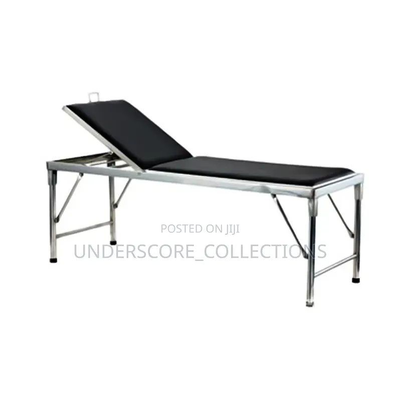 Medical Examination Couch With Chrome Legs