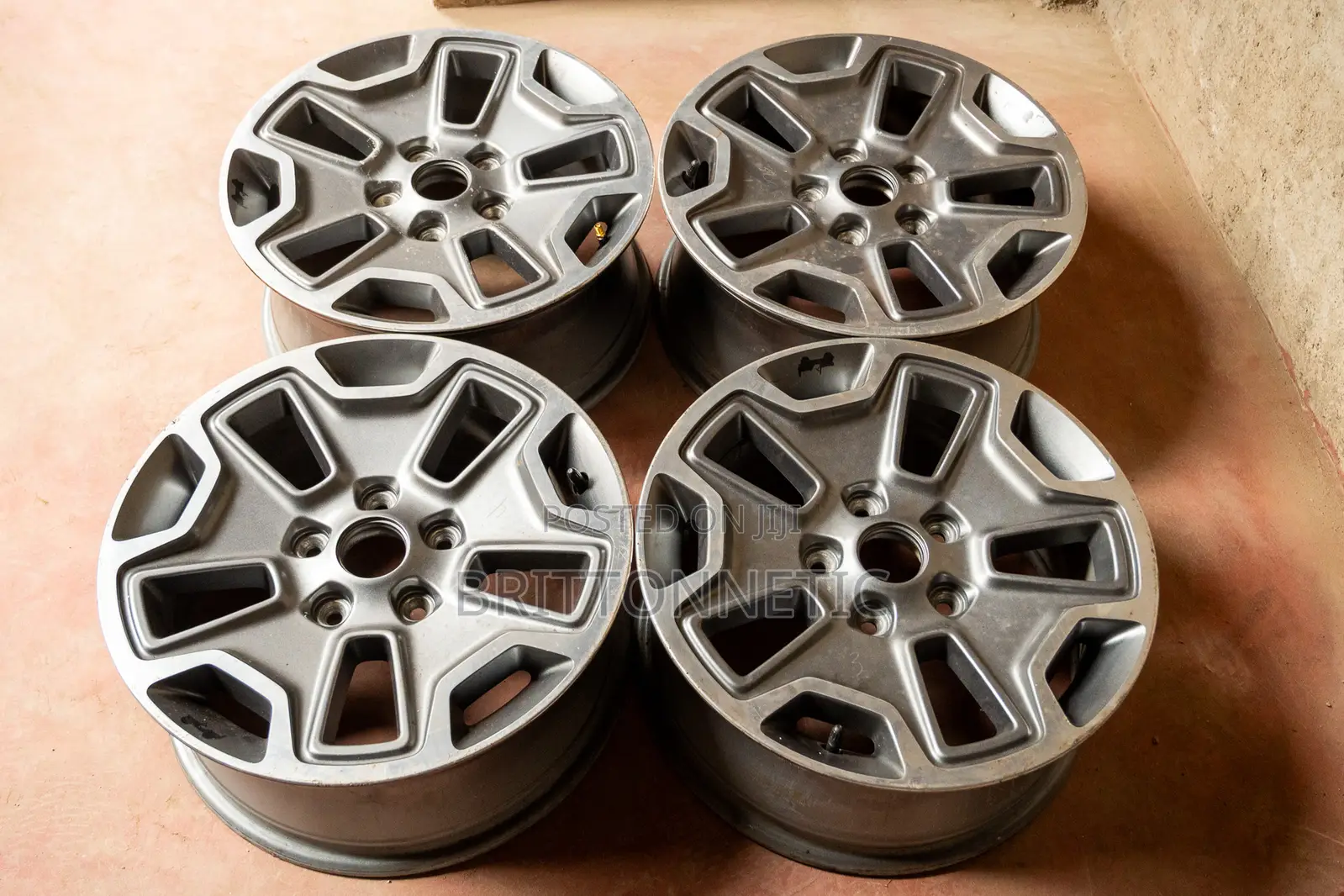 Jeep Wrangler Grey Machined Wheels / Rims (Set of 5)