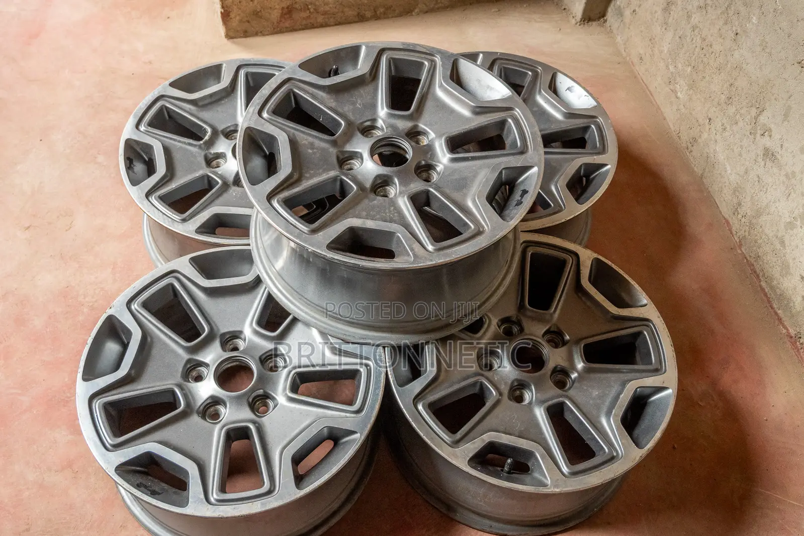 Jeep Wrangler Grey Machined Wheels / Rims (Set of 5)