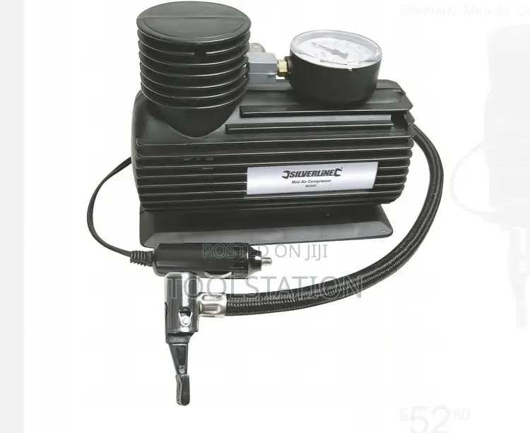 Mini Air Compressor 12V DC (425689) SILVERLINE Brand LTD Stock Offer