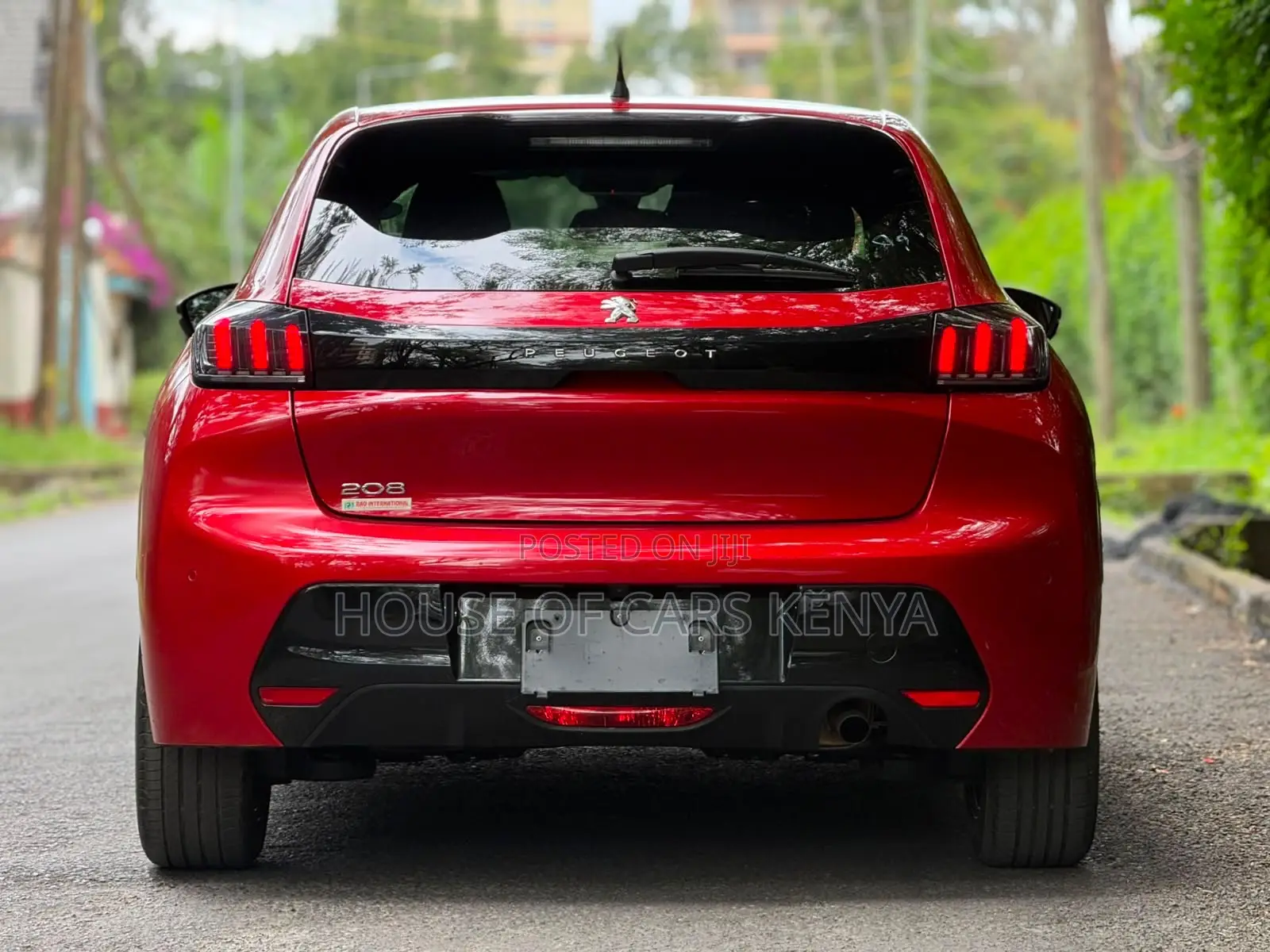 Peugeot 208 2021 Red