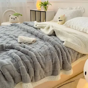 Faux Fur Soft Sherpa Fleece Blanket