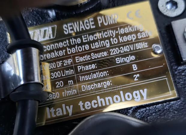 Kunda 2HP Sewage Pump - thumbnail 2