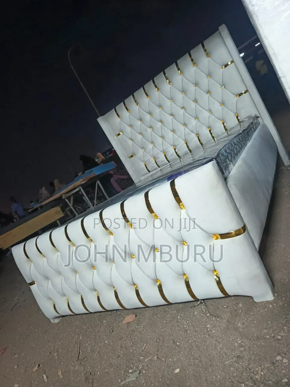 Pure White Chester Bed With Golden Reborns 5by6