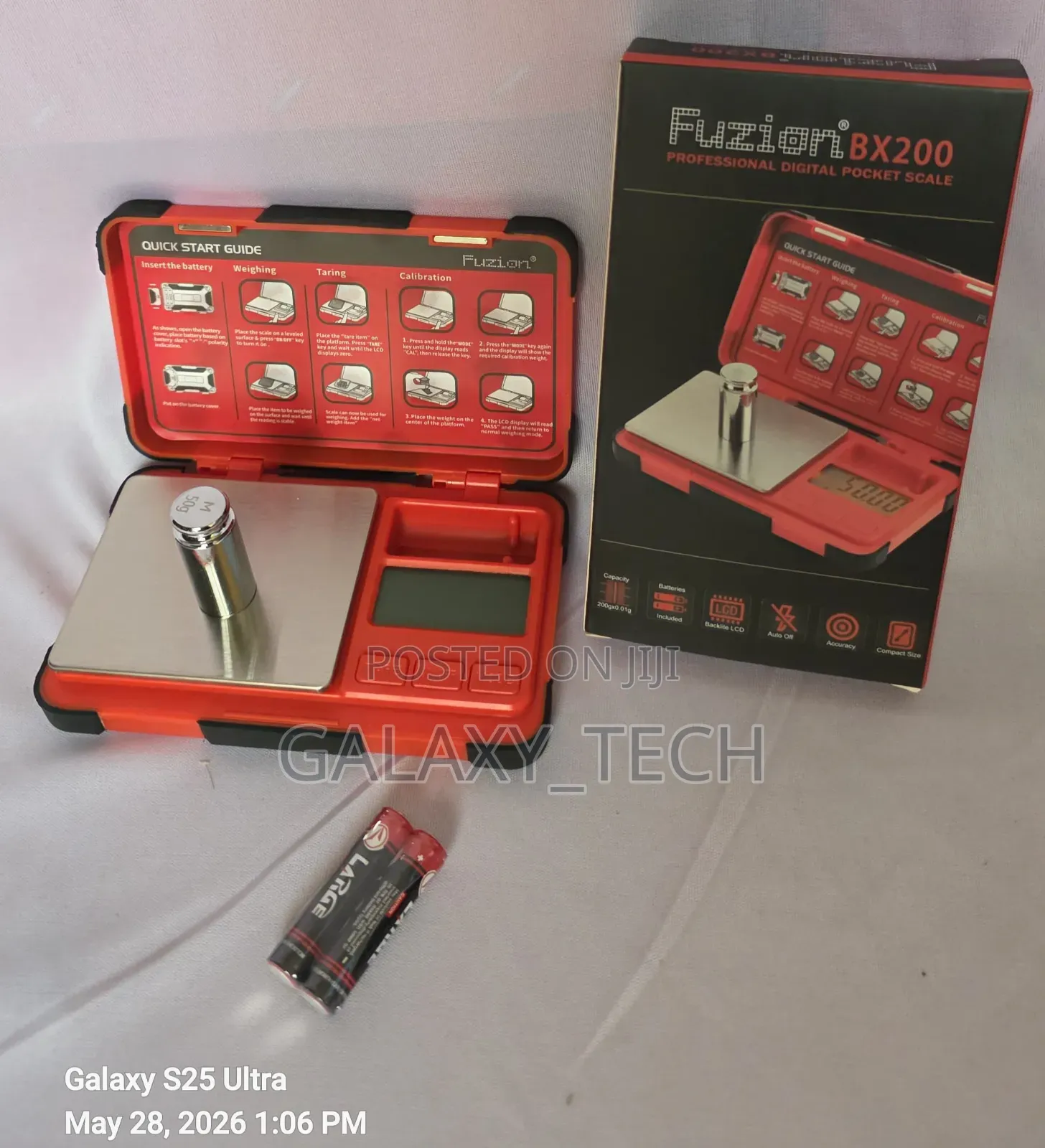 Fuzion BX200 Digital Pocket Scale(200g)