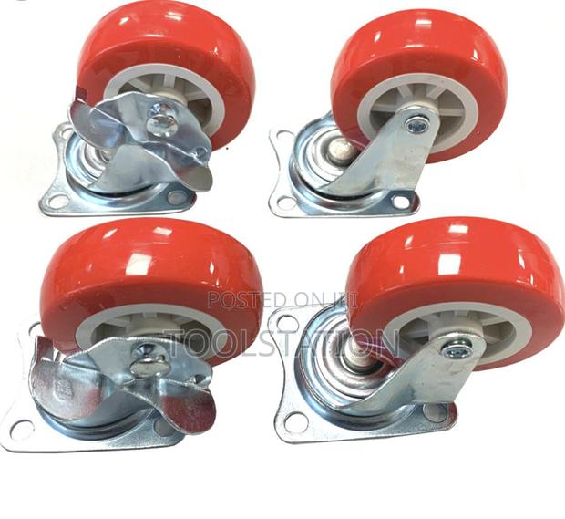 Swivel Castor Wheels 2 Inch 4 Pack 2 With Brake 2 Without Brake H/Duty