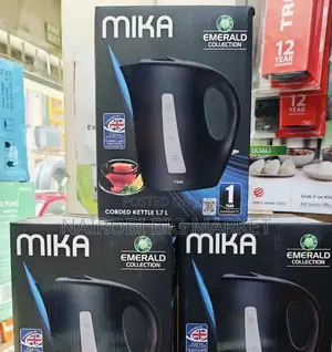Mika Corded Kettle 1.7 L Black