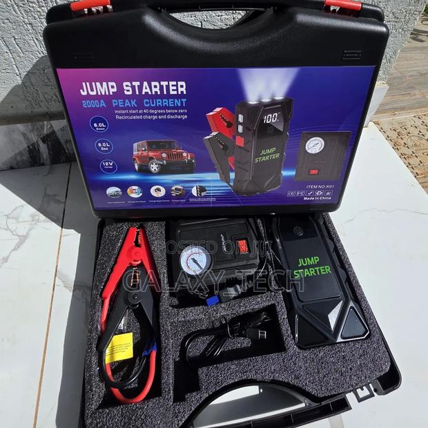 2000A Peak Car Jump Starter Kit - main view