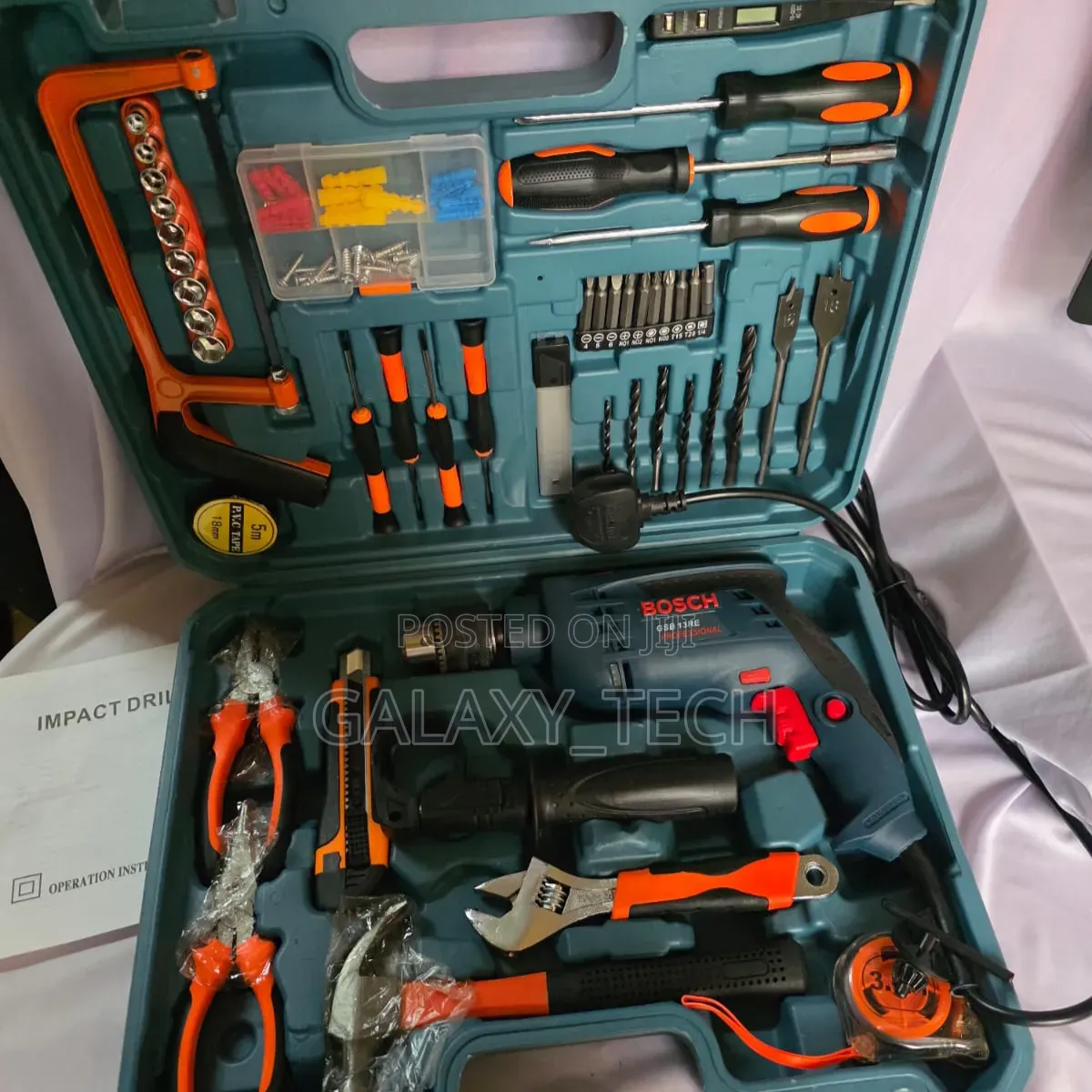 BOSCH GSB 13 RE Electric Corded Drill Tool Set