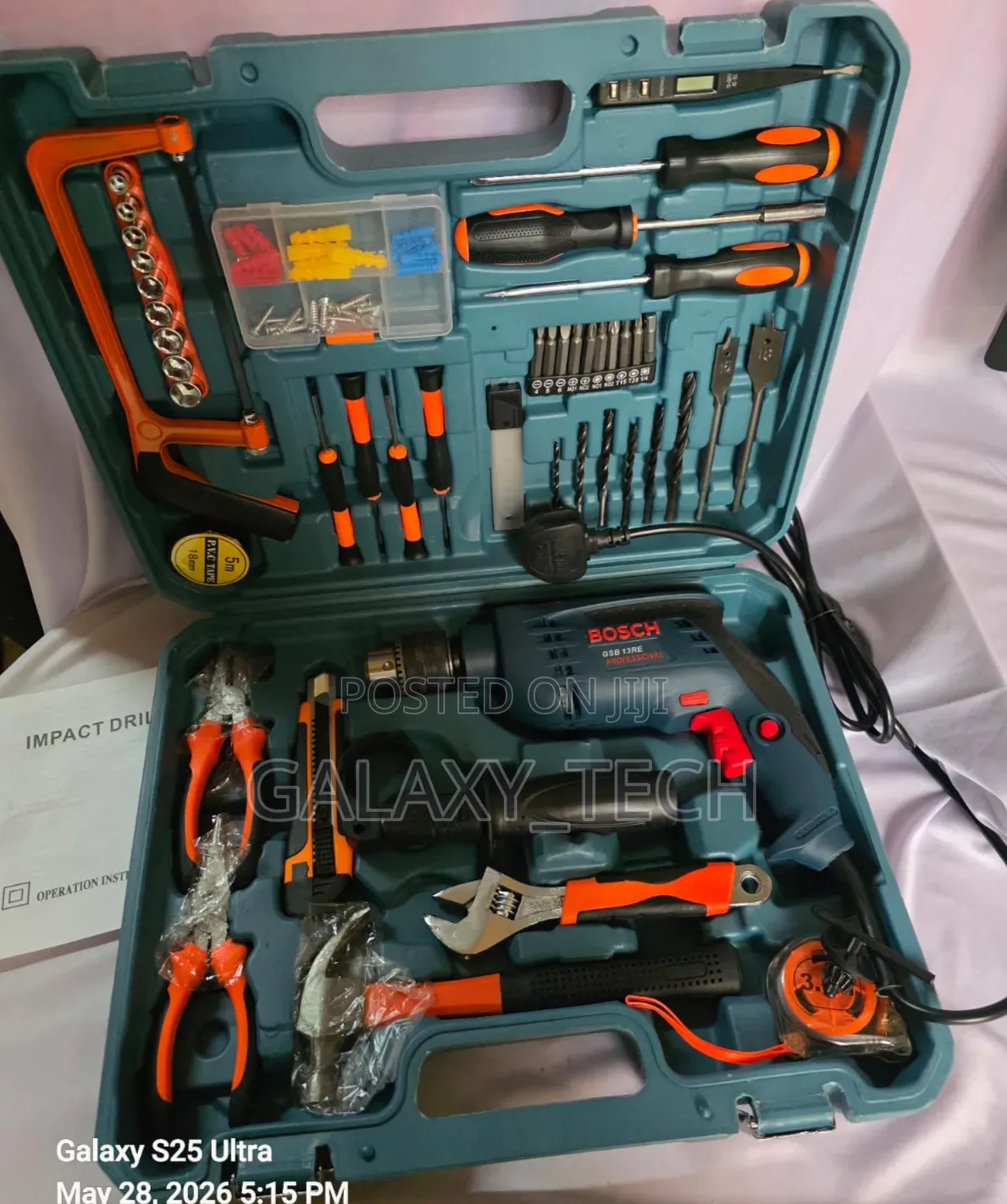 BOSCH GSB 13 RE Electric Corded Drill Tool Set