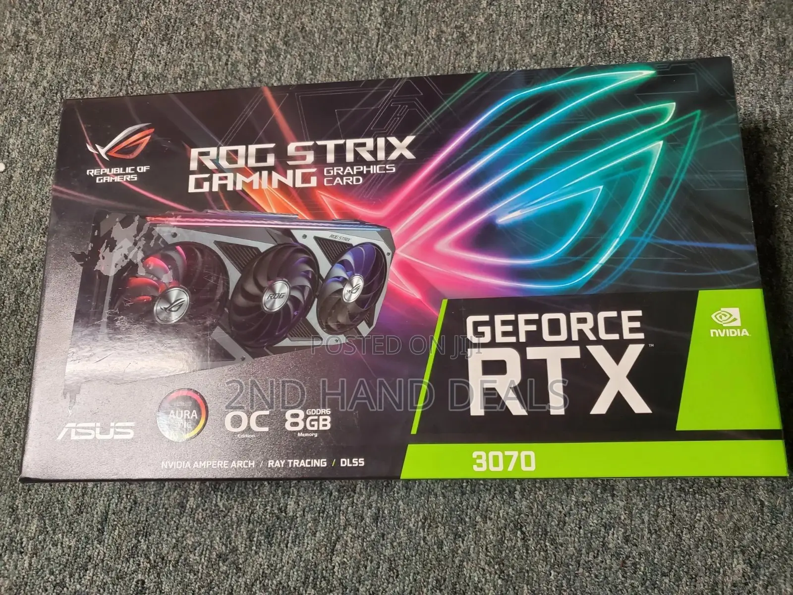 ASUS Rog Strix Geforce RTX 3070 Oc 8gb Gddr6x Graphics Card