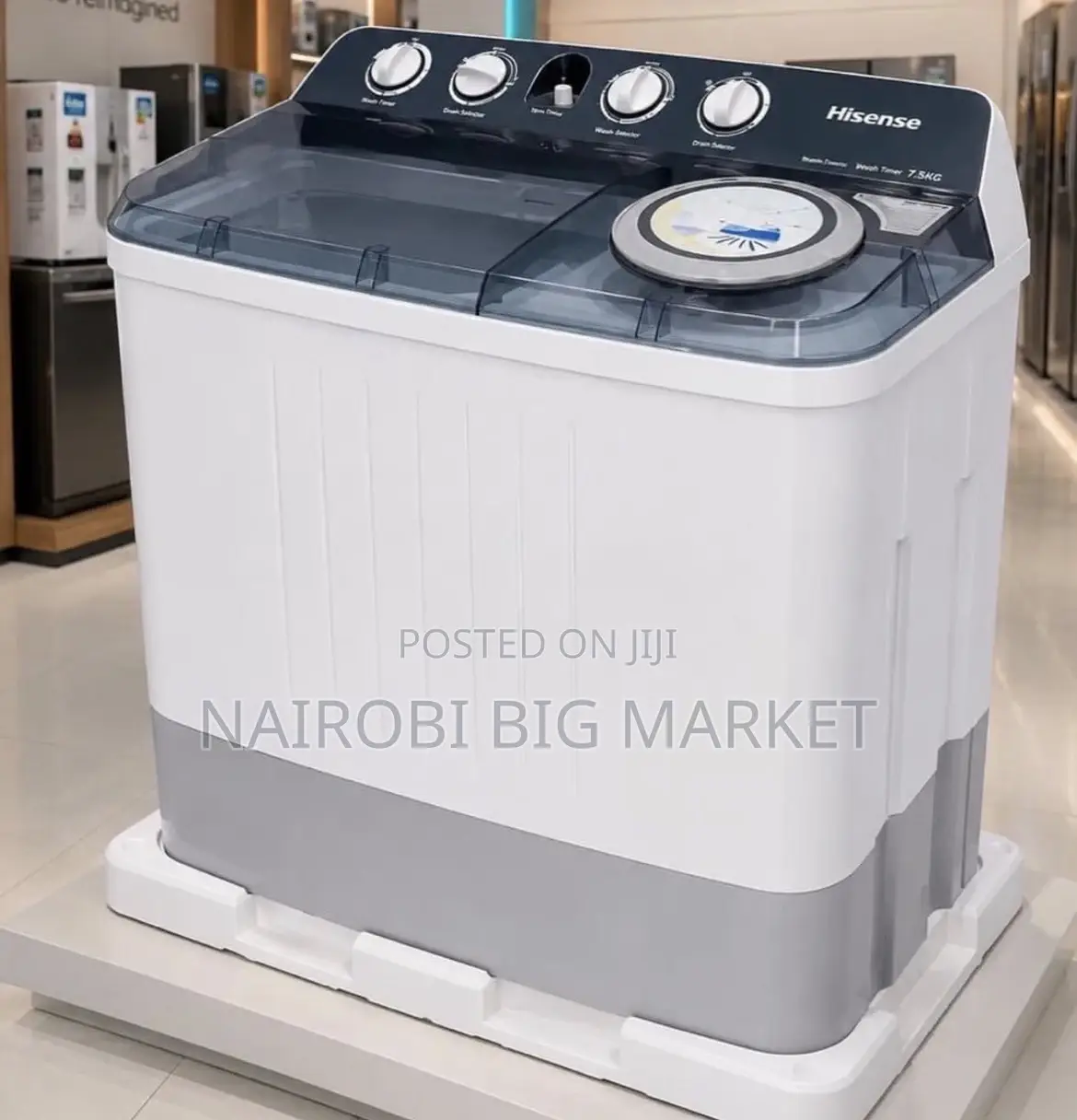 Hisense 14kg Twin Tab Washing Machine