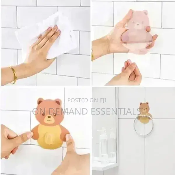 Self-Adhesive Free Punching Towel Hook