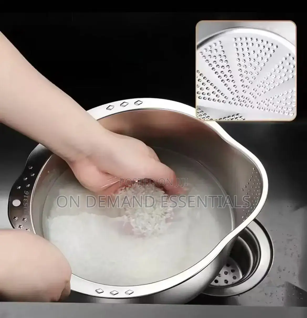Heavy Duty Stainless Steel Strainers Colanders