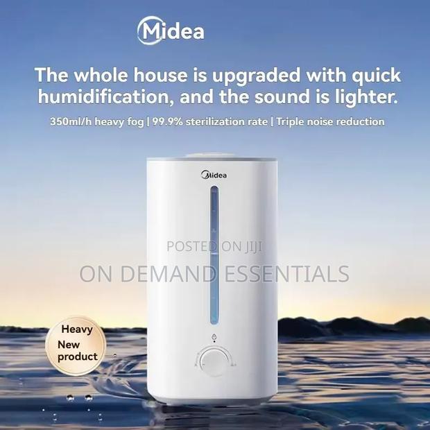 Midea Automatic Ultrasonic USB Humidifier Mist Maker Diffuser - main view