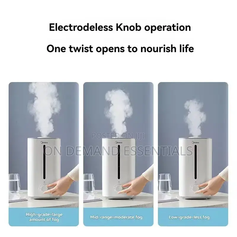 Midea Automatic Ultrasonic USB Humidifier Mist Maker Diffuser