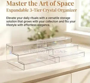 3 Tier Expandable Acrylic Rack