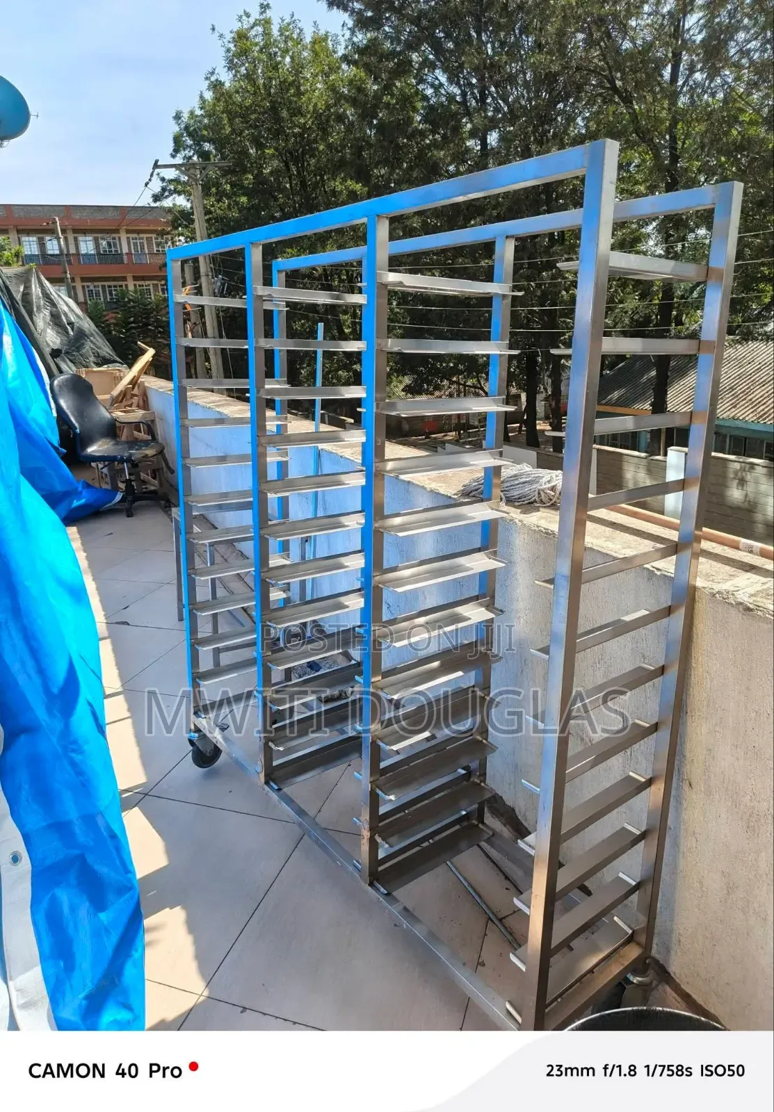 Movable Stainless Steel Cooling Rack
