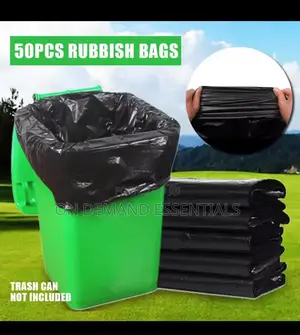 50Pcs/Set Black Large Size Garbage Bags