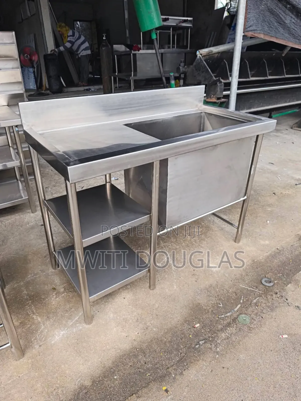 Cabinet Stainless Steel Single Sink With Tap