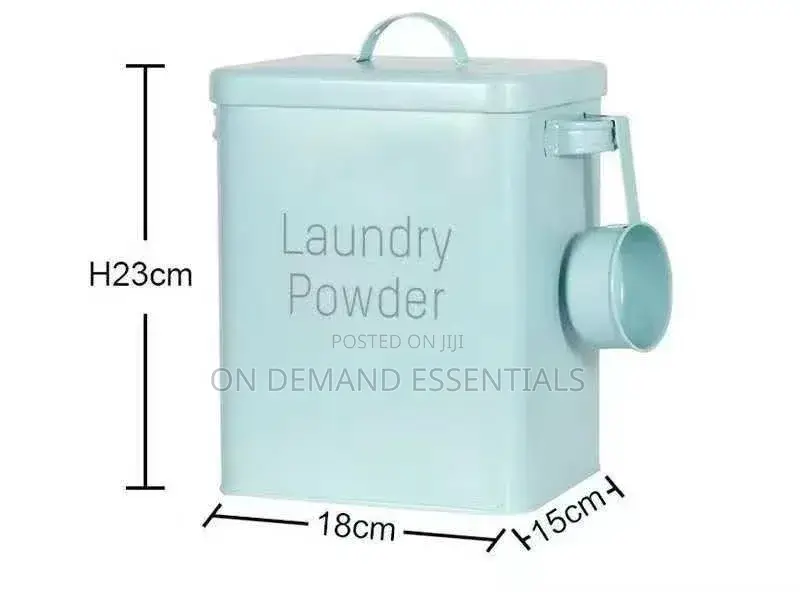 Alloy Laundry Powder Tin Comes With a Scoop