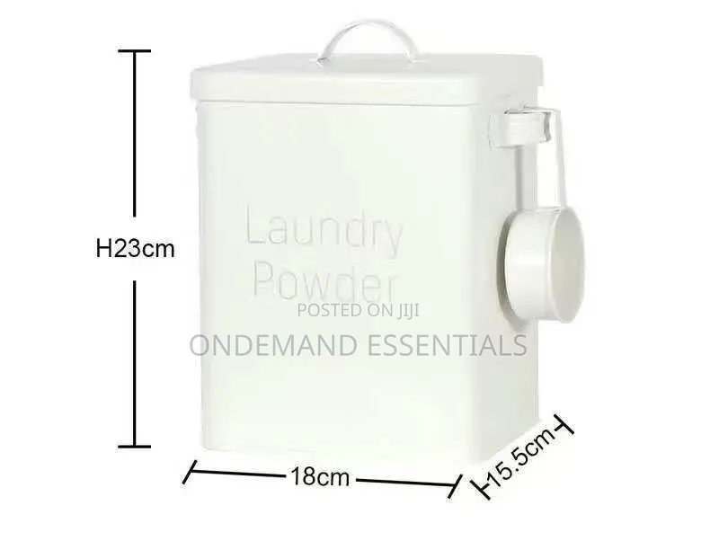 Alloy Laundry Powder Tin Comes With a Scoop
