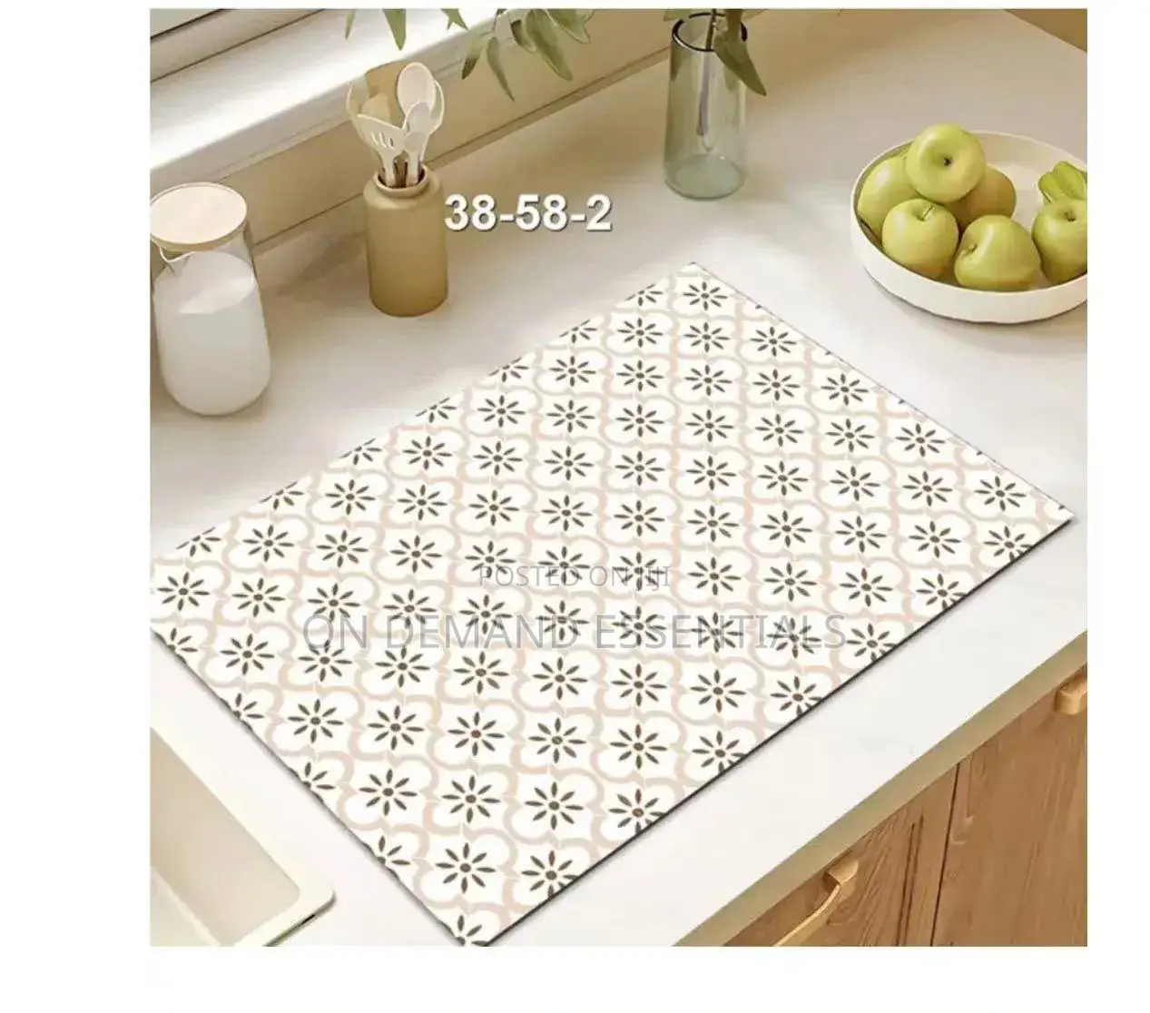 Super Absorbent Nonslip Drain Dish Drying Mat