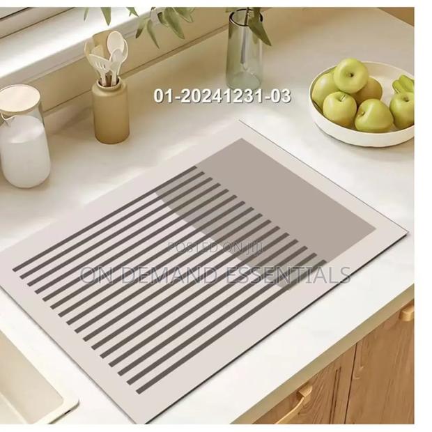 Super Absorbent Nonslip Drain Dish Drying Mat - thumbnail 7